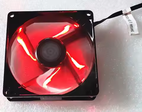 DF0922512RFHN New 9025 9cm Fan 12V 0.26a 4-Wire Speed Control Led Red Light cooling fan