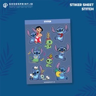 STITCH A6 Transparent Sticker Pack Cute Children's Deco Stickers LILO AND STITCH Tumbler Bottle Stic