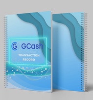 Gcash  Cash In Cash Out Transaction Record Hardcover Notebook