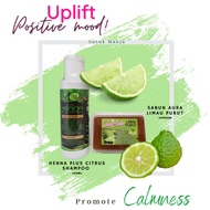 Henna Plus Citrus Shampoo & Aura Lime Purute Soap, Magic Elak Soap, Aura Soap