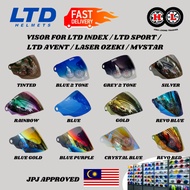VISOR BOGO/SOLIDGOLD For Visorex Helmet LTD INDEX,INDEX SPECIAL,LTD SPORT,LTD AVENT,LASER OZEKI,MVST