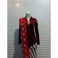 KEBAYA SET KARTINIbeludru FREE SHAWL Kebaya Songket Klasik Kebaya Batik Kebaya Songket Kebaya Organz