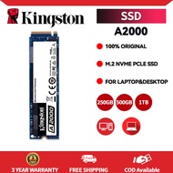 Kingston A2000 SSD 250GB 500GB 1TB M.2 2280 NVMe PCIe SSD Internal Solid State Drive