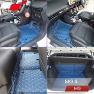 6d Car Mats Model MG4 Premium Grade Pu Leather