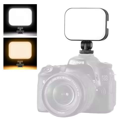 VIJIM VL100C LED Selfie Light Dimmable LED Extend 3 Cold Shoe 170° Adjustable Ballhead For Live YouT