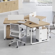Modern 3 Creative Simple 5 Tables Unique Office Combination Table Six-Person Special-Shaped Office S