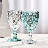 Creative Glass Red Wine Glass Wine Glass Color Goblet Household Beer Glass Wholesale Glass Wine Glas