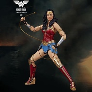 DC Superman Action Figure Batman Joker Figurine Wonder Woman Steel Frame Peripheral Model Justice Le