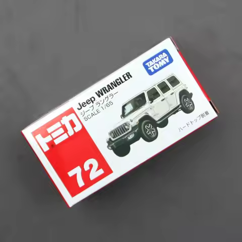 Takara Tomy Tomica No.72 Jeep Wrangler Car Alloy Toys Motor Vehicle Diecast Metal Model Kids Toys Bo