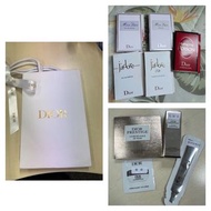Dior skincare 香水 紙袋  samples set  CD Miss Dior 
