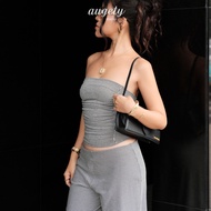 Augety Studio Striped Slim Fit Tube TOP, LOUISA TOP