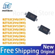 100Pcs BZT52C2V0 WY BZT52C2V4 WX BZT52C2V7 W1 BZT52C3V0 W2 BZT52C3V3 W3 BZT52C3V6 W4 BZT52C3V9 W5 BZ