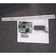 H43K6FG HAIER 43" TV MAIN BOARD, T-CON,LVDAS CABBLE, POWER BUTTON,BACKLIGHTS AND SPEAKER