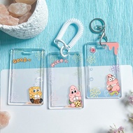SpongeBob Card Holder SpongeBob Bus Card Holder Toddler Transfer Card Luggage Tag Student Campus Car