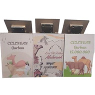 Celengan Kunci Buka tutup karakter qurban Tabungan qurban islam souvenir haji dan umro gambar unta a