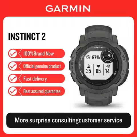 Garmin Instinct2 powered sports watch, heart rate, blood oxygen, outdoor running smartwatch