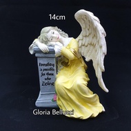 patung pajangan angel gabriel pilar miniatur malaikat