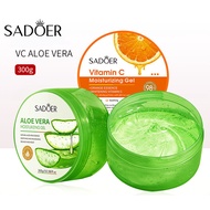 SADOER Vitamin C & Aloe Vera Gel 300g – Refreshing, Hydrating & Skin Rejuvenating Moisture Care