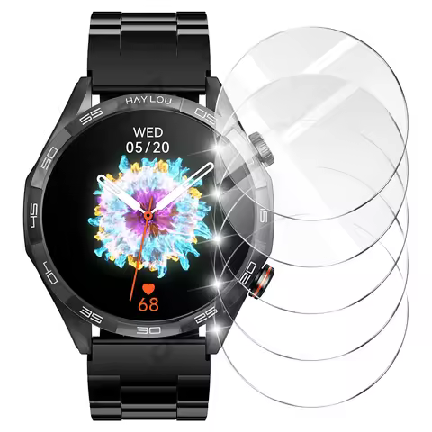 9H Premium Tempered Glass for Haylou Solar 5 Smart Watch Clear HD Glass Screen Protector Film for Ha