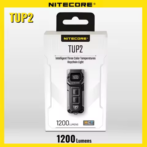 Keychain Portable TUP2 Flashlight Pocket Flashlight NITECORE Light EDC Key Light Camping Torch Hikin