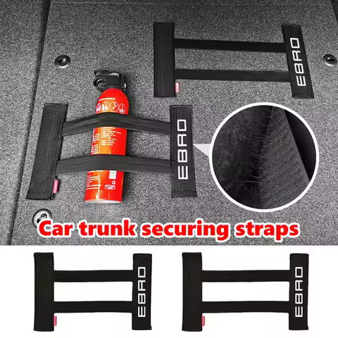 Car Trunk Velcro Strap Nylon Storage Fixed Belt Cargo Securing For Ebro S400 S700 S800 Omoda 5 C5 Ja
