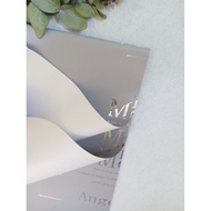 2pcs 2 Tone Silver ARMAN Flower Wrapping Paper Waterproof Bouquet Wrapping Pembalut bunga