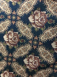 Kain Sofa Kursi // Kain Benang Emas Motif Bunga // Kain Meteran (0.5 meter)