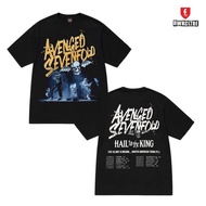 TSHIRT A7X AVENGED SEVENFOLD TOUR 200GSM HIGH COLLAR VINTAGE PRINT SERAP OVERSIZE CUTTING KAIN SEJUK