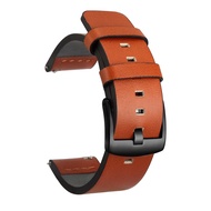 20/22/24mm Leather Watchband for Samsung Galaxy Active Watch Gear S3 Gear Sport Moto360 Watch Band Strap steel Bracelet