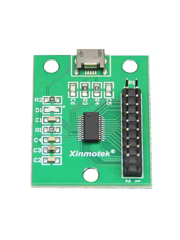 Xinmotek XM-08/XM-10 PCB Board USB Zero Delay Encoder PS3 /Raspberry Pi /Android 1/2 Player Controll