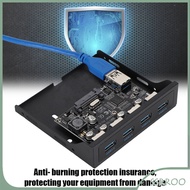 ssrroo ASHATA USB Front Panel PCI-E to 4xUSB3.0 for Chip Floppy Bay Adapter Expansion Riser Card USB