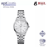 [Aptimos] Ernest Borel Yally LS5650H-23121 Silver Dial Women Quartz Bracelet Watch