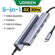 UGREEN HUB USB C to 3.0 HUB HDMI VGA Thunderbolt 3 Adapter