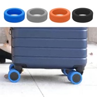 8Pcs/set Luggage Wheel Rings Silicone Wheels Cover Luggage Suitcase Wheels Cover Luggage Accessories Reduce Noise Cover Rings