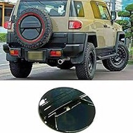 Black Spare Tyre Cover Fits for 2007-2022 Toyota FJ Cruiser Spare Tire Cover Hard Shell Kit Refit AB