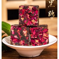 350g/ bottle BLACK SUGAR CUBES  with Ginger Red Dates, Rose and Osmanthus