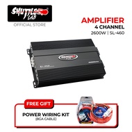SHUTTLE LAB Amplifier (4 Channel) SL-460 4 Channel Car Amplifier 4CH Power Amp Kereta 2600W