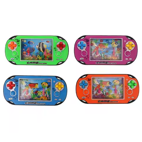 Handheld Water Games Water Ring Mini Game Without Water Road Trip Travel for Party Retro Pastime P9J