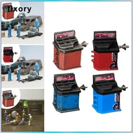 [fixory] Detailed 1/64 Scale Tire Balancer Miniature Machine for Car Garage Repair Shop Decor F1 Min