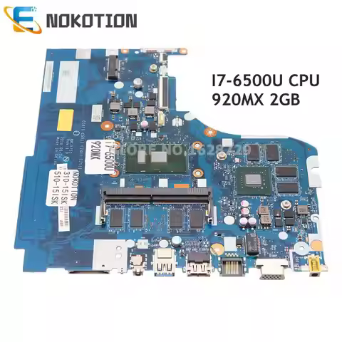 NOKOTION 5B20L35914 CG511 CZ411 CZ511 NM-A751 For Lenovo IdeaPad 310-15ISK 510-15ISK Laptop Motherbo