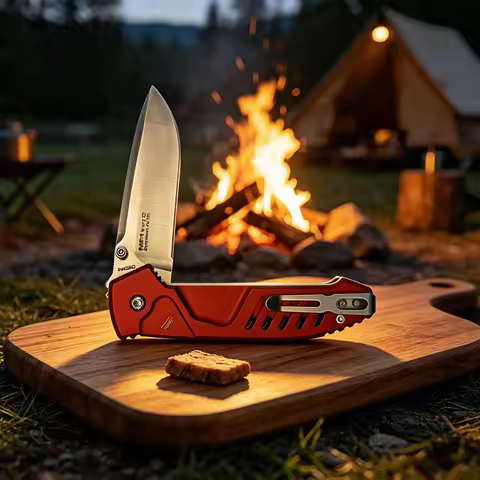 MF1-EVO, classic evolutionary folding knife, anodized finish, N690 steel material, portable and conv