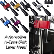 FENGHA Shift Knob Extension, Aluminum With Three Adapters Gear Shift Knob Extender, Universal H Type