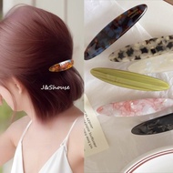 KF1195 Korean fashion small size 10 colors "I" shape acetate hair spring clip hairpin hair women acc
