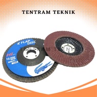 P-120 Hi-Tec Flap Disc Sandpaper 10 pcs 4 Inch Flap Disc Sandpaper Grit 120 Hi Tec 4" 120 Hi Tec Sta