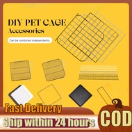 35*35CM Cage for Dog Cat Collapsible DIY Pet Fence Black Cage for Rabbit Metal Wire Puppy House Cage