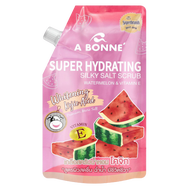 A bonne Super Hydrating Silky Salt Scrub Watermelon &amp; Vitamin E เอ บอนเน่ เกลือสปามิลค์ ซอลท์ แตงโม[350G.]