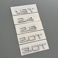 3d Three-Dimensional Number 1.8T 2.0T 3.0T Displacement Car Sticker Lift 4.0T Blackened Liter Creati