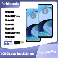 For Motorola Moto G10 G10 Power G13 G14 G15 G15 Power G100 LCD Display Touch Screen