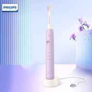 Philips HX2411/01 Electric Toothbrush for Adult Couples New Year Valentine's Day Gift for Girlfriend/boyfriend 3 Modes New Flexible SPA Brush Head Purple