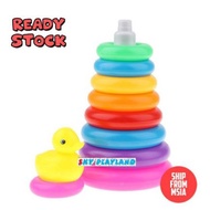 Duck Stacking Ring Toy Kids Baby Bath Toy (Ring Play Set ) (2303) ♥ Ready Stock ♥